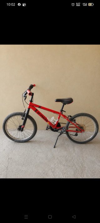 Bicicleta Infantil Btwin 20 Pulgadas Roja