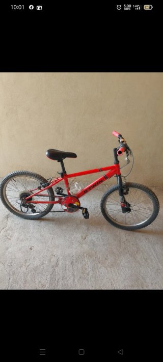 Bicicleta Infantil Btwin 20 Pulgadas Roja