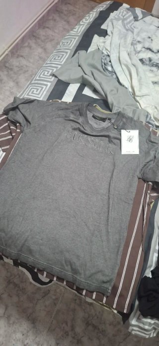 Camiseta SikSilk Gris Talla S