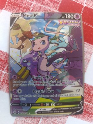 Carta Pokémon Mew V Fusion Strike 257/264