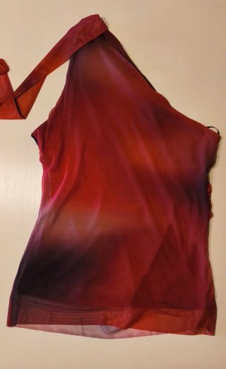 Camiseta Desigual Tul Nudo Rosa Talla S
