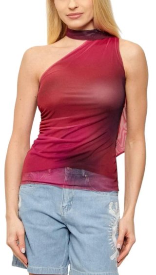 Camiseta Desigual Tul Nudo Rosa Talla S