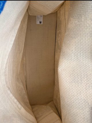 Bolso Tote Christian Dior Beige/Azul