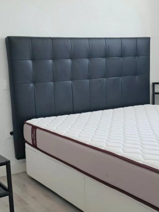 Cabecero de cama negro