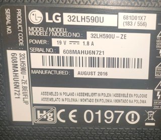 Smart TV LG 32 Negro