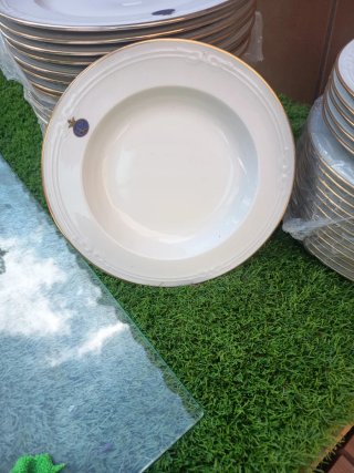 24 Platos Llanos y 12 Postre  6 ondos