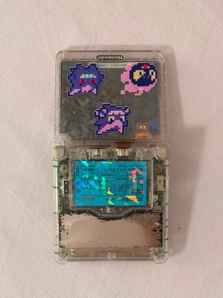 Nintendo Game Boy Advance SP Custom Transparente