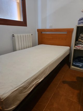 Cama individual 90cm con colchón