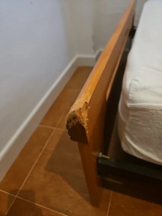 Cama individual 90cm con colchón