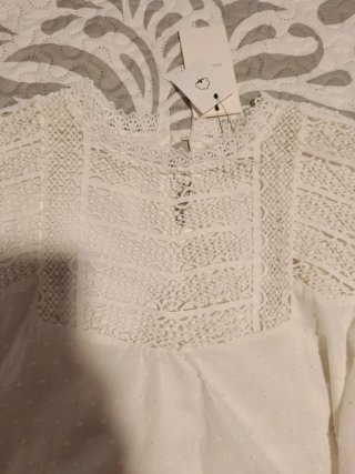 Blusa plumeti calado delantero Talla M