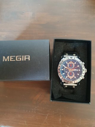 Reloj Megir Cronógrafo Azul