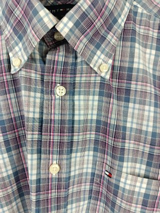 Camisa Tommy Hilfiger cuadros M/L