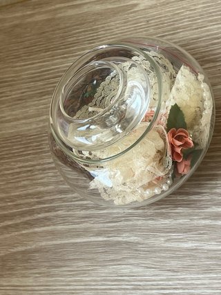 Vela decorativa cristal esfera