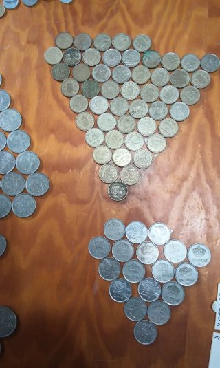 Lote de monedas españolas,4,850kgs