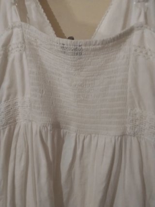 Vestido blanco tirantes nuevo es taya única