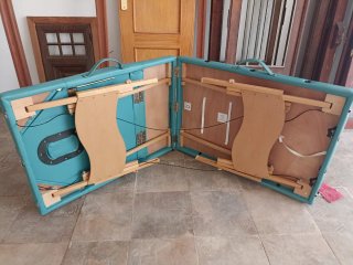 Camilla de masaje plegable de madera – 3 cuerpos
