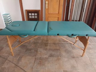 Camilla de masaje plegable de madera – 3 cuerpos
