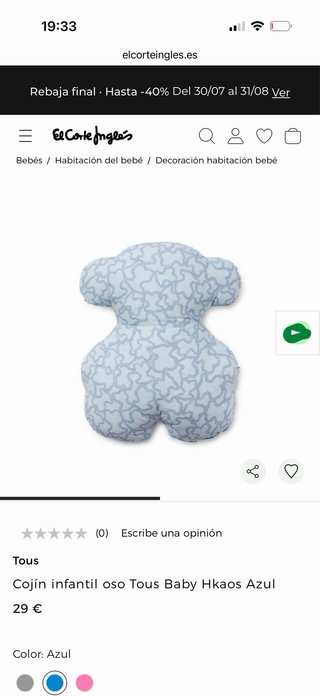 Vestiduras mini cuna Tous