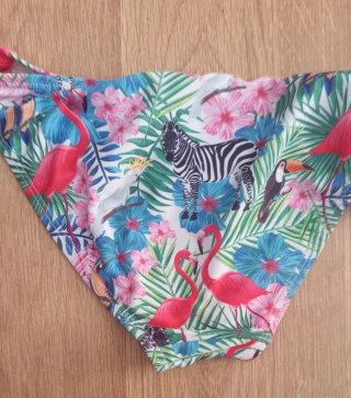 Bikini infantil estampado tropical