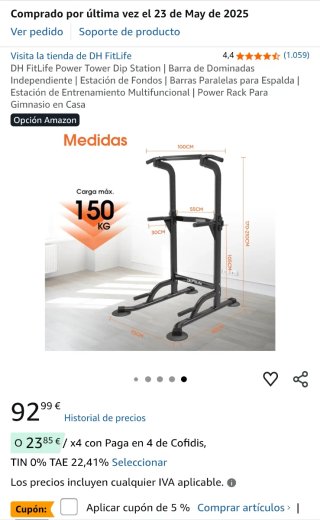 Estación de dominadas multifunción