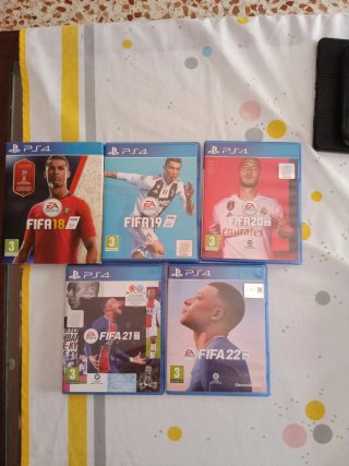 Pack FIFA PS4 18, 19, 20, 21, 22