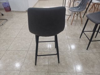 Taburetes altos grises (4 unidades)