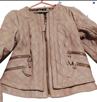 Chaqueta Biker Zara Piel Cordero Y2K 2000s Talla M
