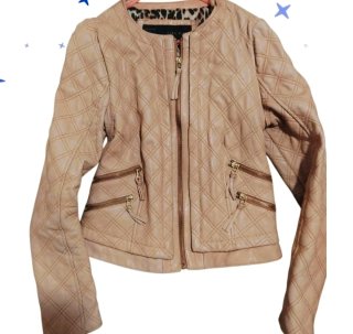 Chaqueta Biker Zara Piel Cordero Y2K 2000s Talla M
