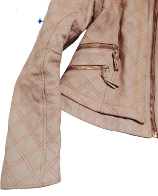 Chaqueta Biker Zara Piel Cordero Y2K 2000s Talla M