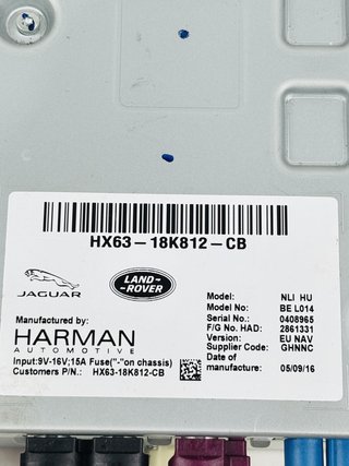 Radio Land Rover Discovery Sport HX6318K812CB