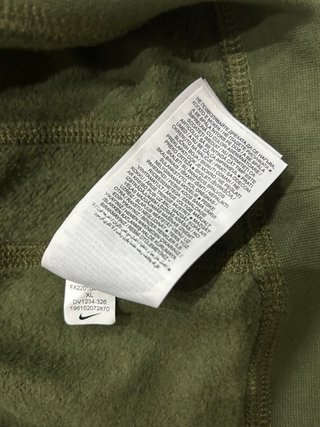 Sudadera Nike Verde Militar Talla XL