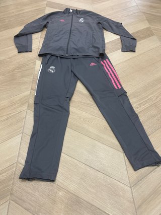 Chándal Real Madrid Adidas Gris 20/21