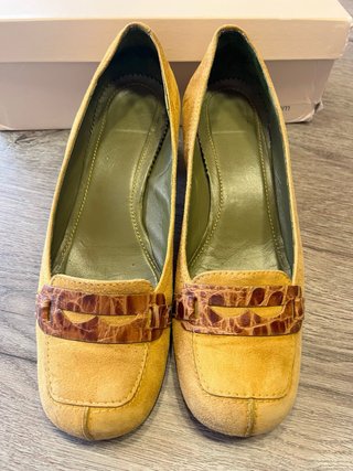 Zapatos Unisa Mujer Marrones/Amarillos