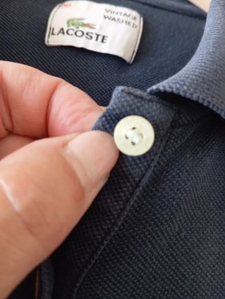Polo Lacoste Azul Marino Talla M