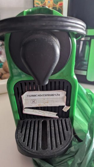 Cafetera Nespresso Verde