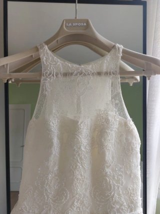 Vestido Novia La Sposa Talla 36 Midi Tul