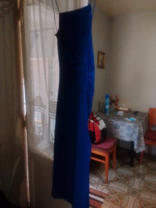 Vestido largo rosa