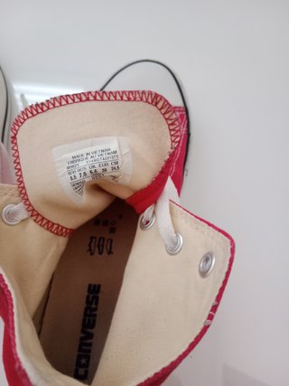 Converse All Star Rojas Talla 38