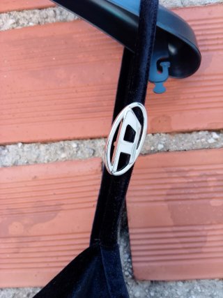 Top terciopelo Diesel negro