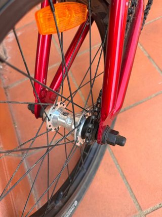 Bicicleta BMX Roja Circuits BMX