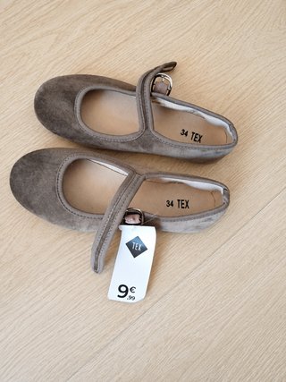 Merceditas niña TEX talla 34 nuevas