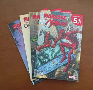 Masacre/Deadpool vs. el ojo de halcón