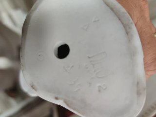 Juego 3 Cisnes Porcelana Blancos