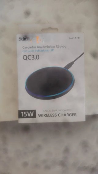 Cargador Inalámbrico Stima 15W QC3.0 SWC-A247