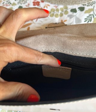 Bolso Vera Pelle Beige y Marrón