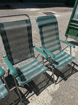 Pack 4 Sillas Aluminio Verdes