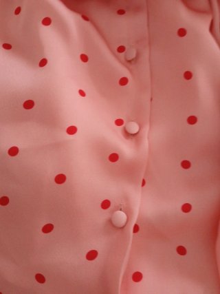 Vestido eventos Chokolat lunares rosa talla 40