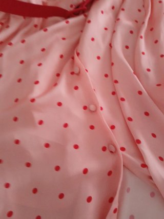 Vestido eventos Chokolat lunares rosa talla 40