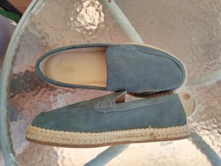 Alpargatas ZARA Ante Gris