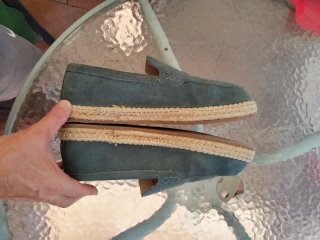 Alpargatas ZARA Ante Gris